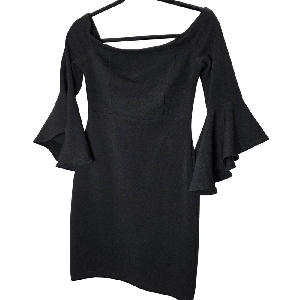 Y2k Teeze Me off the‎ shoulder flutter sleeve cocktail dress size 9/10